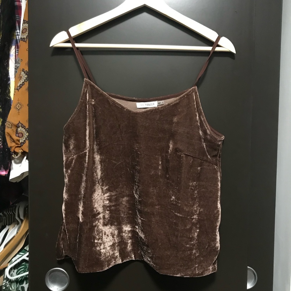 Velvet tank top